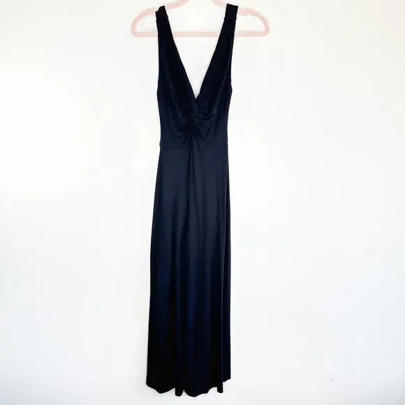 Free People Beach Harlow One Piece Deep V-Neck Knot Front Wide Leg Jumpsuit XS - Picture 14 of 14